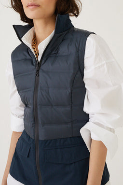 3-in-1 Down Jacket & Bodywarmer - Navy