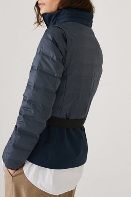 3-in-1 Down Jacket & Bodywarmer - Navy