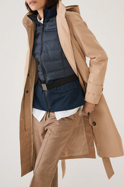 3-in-1 Down Jacket & Bodywarmer - Navy