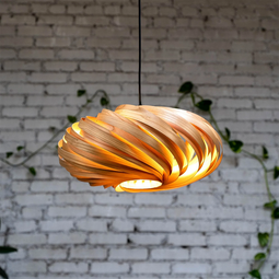 Gofurnit Hanging lamp 'Veneria' in olive ash