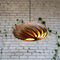 Gofurnit Hanging lamp 'Veneria' in walnut wood