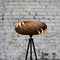 GOFURNIT Floor lamp 'Veneria' in walnut