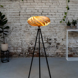 GOFURNIT Floor lamp 'Veneria' from olive ash