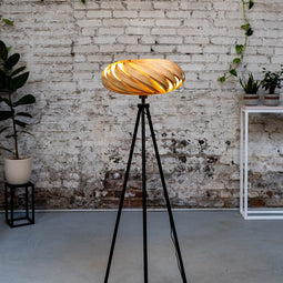 GOFURNIT Floor lamp 'Veneria' from oak wood