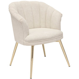 Dining Room Chair Tina Bouclé White Shell