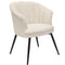 Dining Room Chair Tina Bouclé White Shell