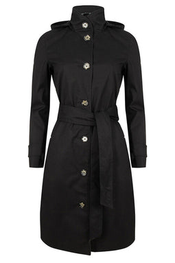 Raincoat - Structured Matte Black