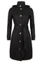 Raincoat - Structured Matte Black