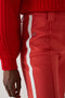 Water-Resistant Rain Pants - Red - White Stripe