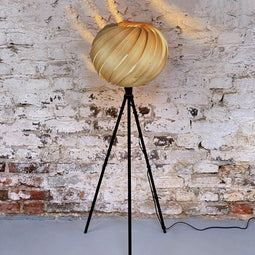 GOFURNIT Floor lamp 'Mela' from oak wood