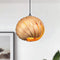 GOFURNIT Suspension lamp 'Mela' in cherry wood
