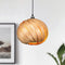 GOFURNIT Suspension lamp 'Mela' in cherry wood