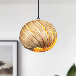 GOFURNIT Hanging lamp 'Mela' in olive ash