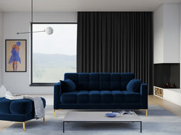Micadoni Velvet Sofa "Mamaia" 2 Seats