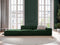Micadoni Left Velvet Sofa