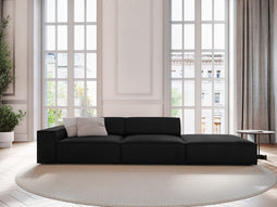 Micadoni Right Velvet Sofa "Jodie" 3 Seats