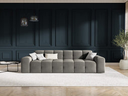 Micadoni Velvet Sofa "Kendal" 4 Seats