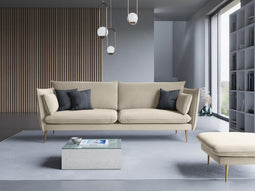 Micadoni Velvet Sofa "Agate" 4 Seats