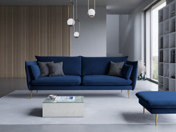 Micadoni Velvet Sofa "Agate" 4 Seats