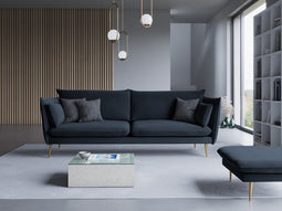 Micadoni Velvet Sofa "Agate" 4 Seats