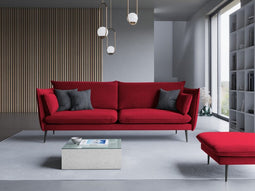 Micadoni Velvet Sofa "Agate" 4 Seats