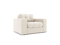 Micadoni Velvet Armchair "Justin" 1 Seat