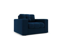 Micadoni Velvet Armchair "Justin" 1 Seat