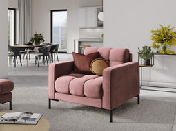 Micadoni Velvet Armchair "Mamaia" 1 Seat