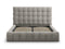 Micadoni Velvet Storage Bed With Headboard