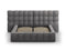 Micadoni Velvet Storage Bed With Double Headboard