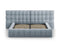Micadoni Velvet Storage Bed With Double Headboard