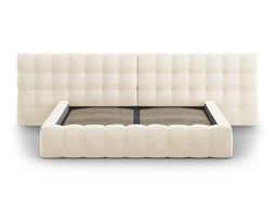 Micadoni Velvet Storage Bed With Double Headboard "Mamaia"