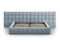 Micadoni Velvet Storage Bed With Double Headboard