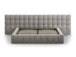 Micadoni Velvet Storage Bed With Double Headboard "Mamaia"