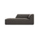 Micadoni Velvet Chaise Longue Left