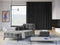 Micadoni Velvet Chaise Longue Left