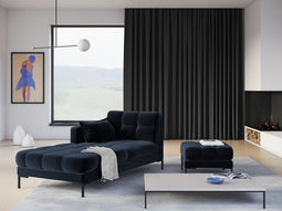 Micadoni Velvet Chaise Longue Left "Mamaia" 1 Seat