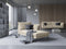 Micadoni Velvet Chaise Longue Right