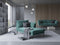 Micadoni Velvet Chaise Longue Right