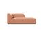 Micadoni Velvet Chaise Longue Right