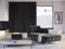 Micadoni Velvet Chaise Longue Right