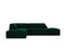 Micadoni Velvet Modular Left Corner Sofa