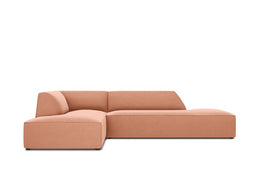 Micadoni Velvet Modular Left Corner Sofa "Ruby" 4 Seats