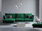 Micadoni Velvet Left Corner Sofa