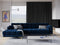 Micadoni Velvet Left Corner Sofa