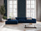 Micadoni Velvet Left Corner Sofa