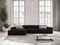 Micadoni Velvet Left Corner Sofa