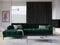 Micadoni Velvet Left Corner Sofa