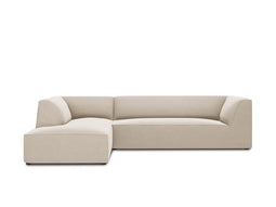 Micadoni Velvet Modular Left Corner Sofa "Ruby" 4 Seats