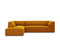 Micadoni Velvet Modular Left Corner Sofa
